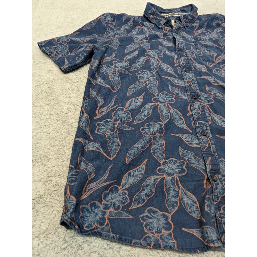 Fat Face Hawaiian Shirt Floral Short Sleeve‎ Button Up UK British Mens XLT Tall - Picture 2 of 15